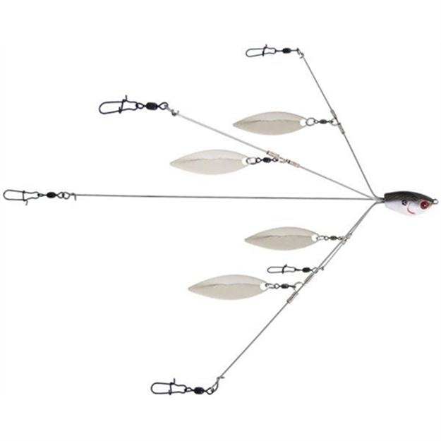 Picture of Yum Yumbrella Flash Mob Jr-Willow Leaf Blade 5-Wire Fishing Rig YUMBLW5TSNR