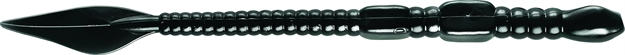 Picture of Yum Genie Worm, 7 1/2" Black, 8/Bag