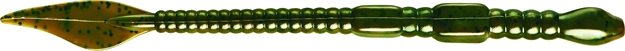 Picture of Yum Genie Worm, 7 1/2" Green Pumpkin, 8/Bag