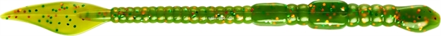 Picture of Yum Genie Worm, 7 1/2" Moss Green Fleck, 8/Bag