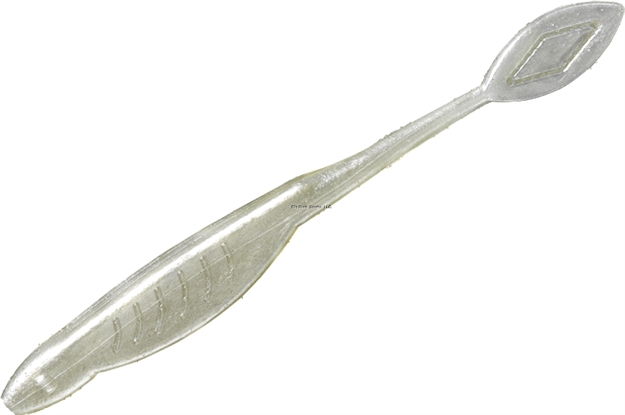 Picture of Yum Houdini Shad, 5", Pearl White, 10/Bag