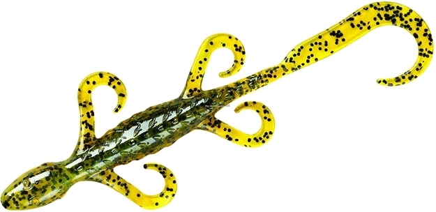 Picture of Yum Lizard, 6", Watermelon Seed, Floating,10/Bag