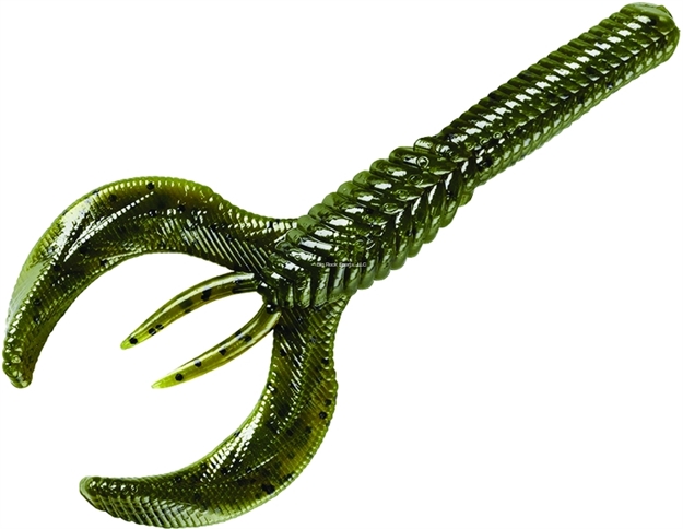 Picture of Yum Money Craw Soft Plastic Crawfish, 3 3/4", Green Pumpkin, Floating,7/Bag