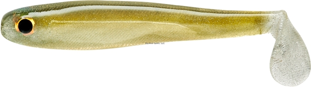 Picture of Yum Money Minnow Swimbait, 5", Clear Gold, 4 Pack