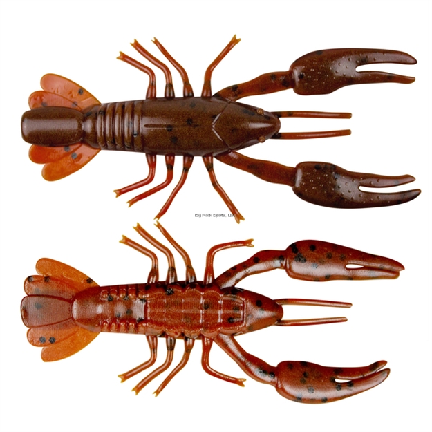 Picture of Yum Ned Craw 2"-Dark Brown/Red Brown Soft Plastic YNC2360