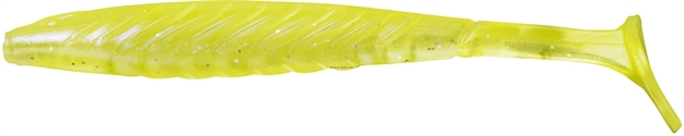 Picture of Yum Pulse, 3.5 In, Chartreuse Clear Shad Soft Plastic YPL3198