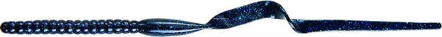 Picture of Yum Ribbontail Worm, 10", -Black/Blue Fleck 8Ct