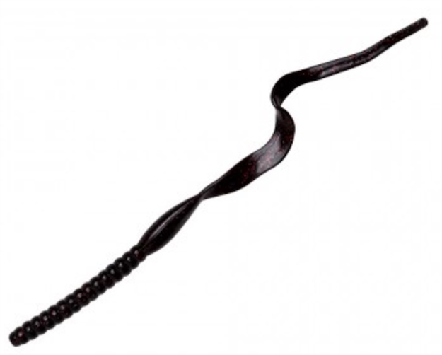 Picture of Yum Ribbontail Worm, 10", -Black Neon 8Ct