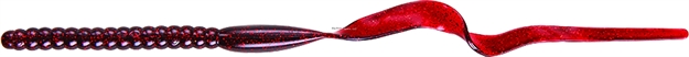 Picture of Yum Ribbontail Worm, 10", -Cranberry 8Ct