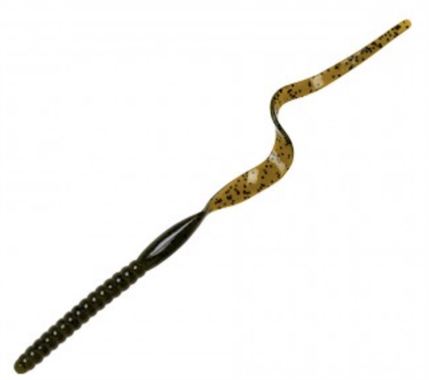 Picture of Yum Ribbontail Worm, 10", -Watermelon Seed 8Ct