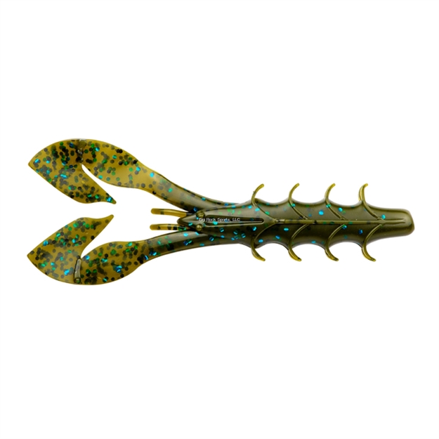 Picture of Yum Spine Craw, 3 3/4", Green Pumpkin/Blue Flake YSCR3176