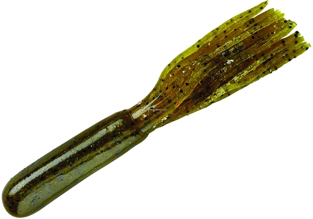 Picture of Yum Tube , 4", Green Pumpkin, Floating,6/Bag