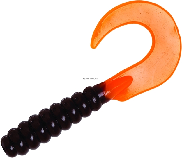 Picture of Yum Walleye Grub, 3 , Brown Orange, 12/Bag