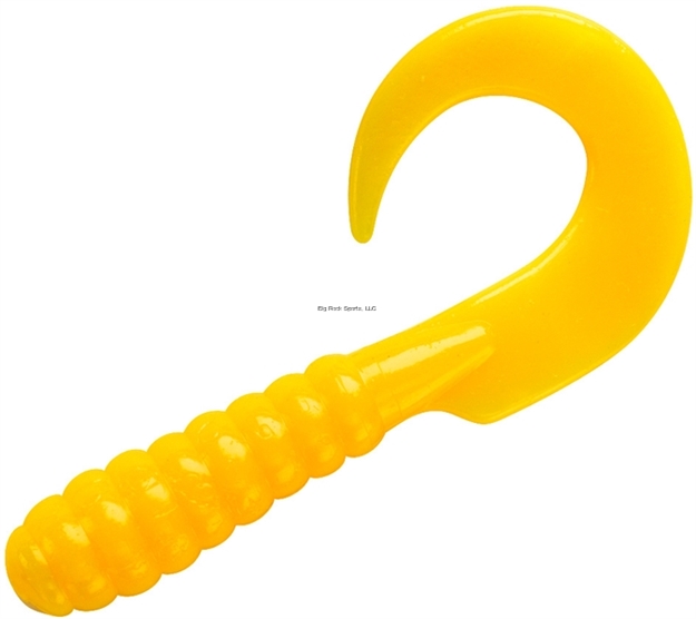 Picture of Yum Walleye Grub, 4 , Lemon, 12/Bag