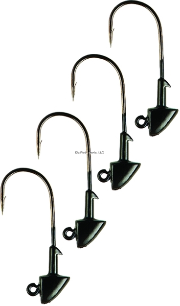 Picture of Yum Yumbrella Money Head Jig Head, 1/8 Oz, Black,5/Pack