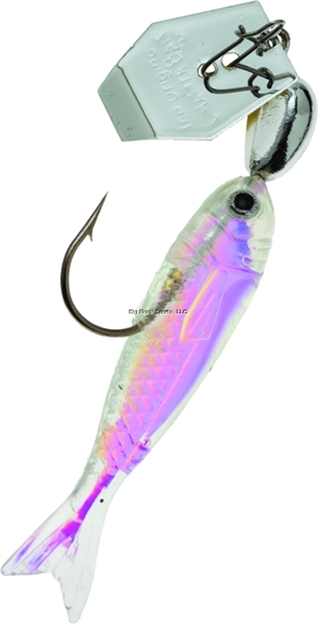 Picture of Z-Man Chatterbait Flashback Mini Bladed Swim Jig, 1/8 Oz, Silver/Natural