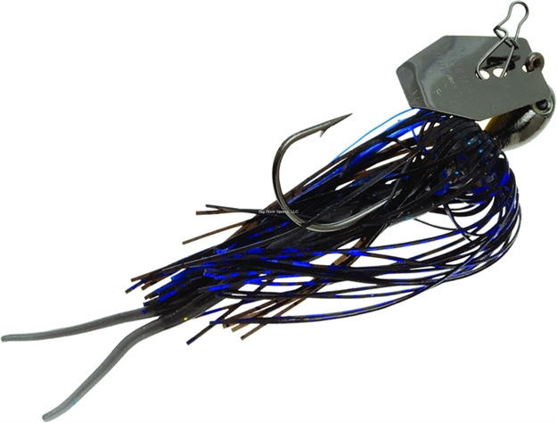 Picture of Z-Man Chatterbait Micro Bladed Swim Jig, 3", 1/8 Oz, Blue/Black