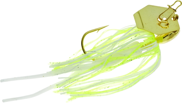 Picture of Z-Man Chatterbait Micro Bladed Swim Jig, 3", 1/8 Oz, Chartreuse/White