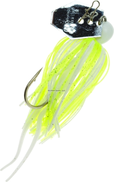 Picture of Z-Man Chatterbait Mini Bladed Swim Jig, 3", 1/4 Oz, Chartreuse/White