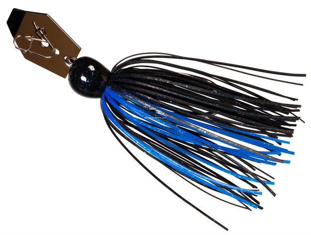 Picture of Z-Man Chatterbait Mini Max Black Blue Three-Eighths OZ CBMM38-02 879044008866