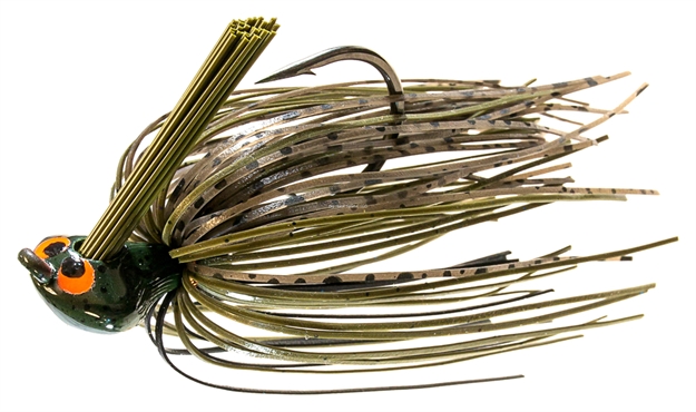 Picture of Z-Man Crosseyez Flipping Jig 5/8 OZ Green Pumpkin