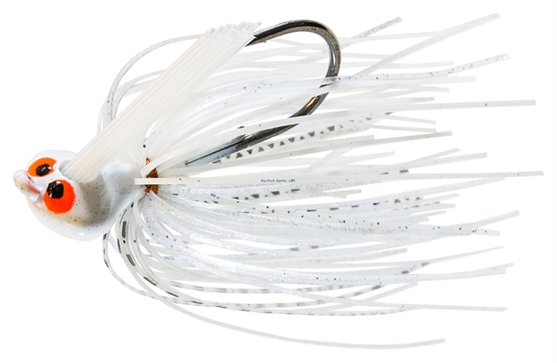 Picture of Z-Man Crosseyez Flipping Jig 5/8 OZ White Lightning