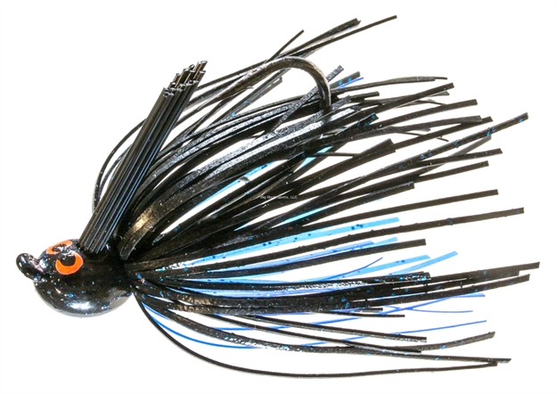 Picture of Z-Man Crosseyez Power Finesse Jig 1/4 OZ Black/Blue