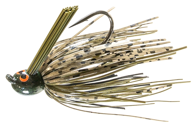 Picture of Z-Man Crosseyez Power Finesse Jig 1/4 OZ Green Pumpkin
