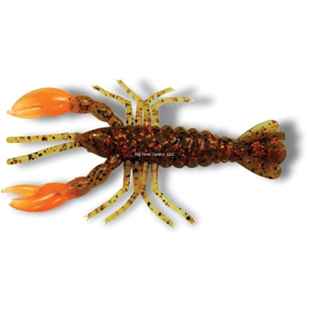 Picture of Z-Man Elaztech Crawdadz Soft Crawfish, 4", Brown Orange/Orange, 6/Pack