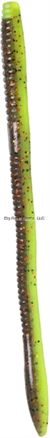 Picture of Z-Man Elaztech Finesse Wormz Shaky Head Worm, 7", Coppertreuse, Floating, 8/Pack