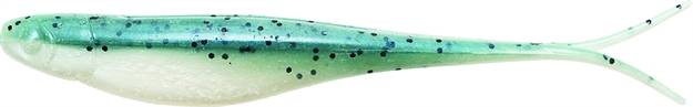Picture of Z-Man Elaztech Jerk Shadz Scented Swimbait, 5", Nuked Pilchard Glow, 5/Pack