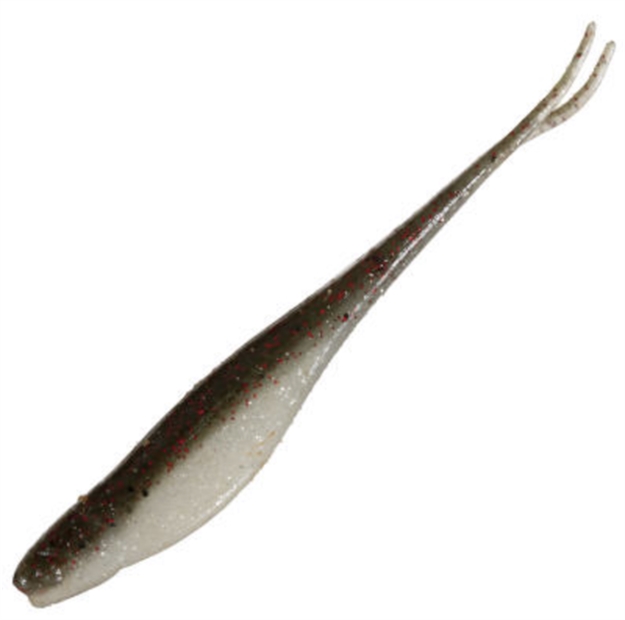 Picture of Z-Man Elaztech Jerk Shadz Scented Swimbait, 5", Redbone, 5/Pack