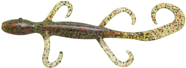 Picture of Z-Man Elaztech Lizardz, 6", Watermelon/Red Flake, Floating, 6/Pack