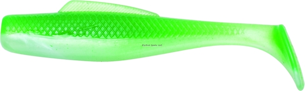 Picture of Z-Man Elaztech Minnowz Swimbait, 3", Lime/Pearl, Floating, 6/Pack
