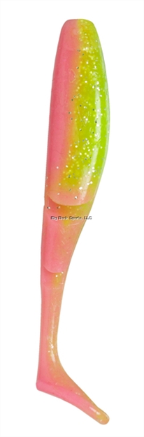 Picture of Z-Man Elaztech Paddlerz Scented Swimbait, 4", Electric Chicken, 5/Pack