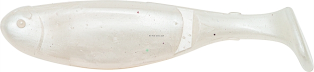 Picture of Z-Man Elaztech Pogyz Scented Swimbait, 3", Pearl, 5/Pack