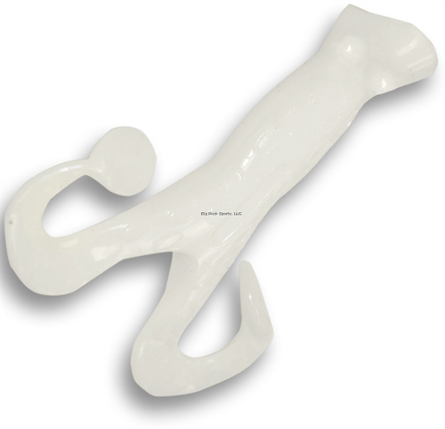 Picture of Z-Man Elaztech Pop Frogz Soft Plastic Surface Popper, 4", White, Floating, 4/Pack