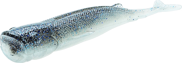 Picture of Z-Man Elaztech Pop Shadz Soft Plastic Surface Popper, 4", Smoky Shad, Floating, 3/Pack