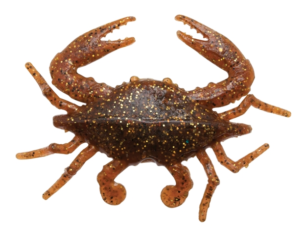 Picture of Z-Man Elaztech Scented Crabz 3" Rootbeer Gold 5 Pack