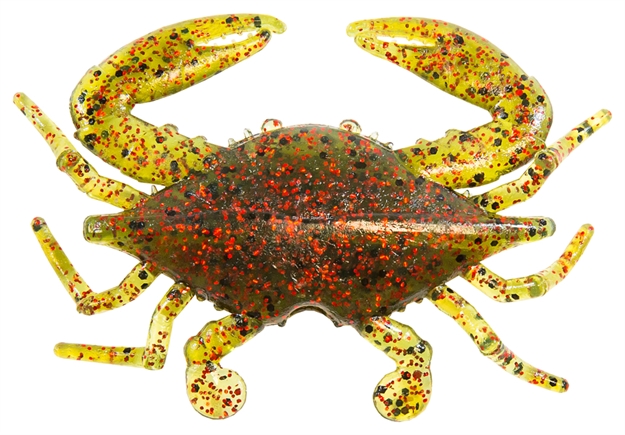 Picture of Z-Man Elaztech Scented Crabz 3" Watermelon Red 5 Pack