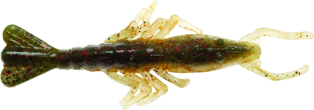 Picture of Z-Man Elaztech Scented Shrimpz, 3", Redbone, 5/Pack