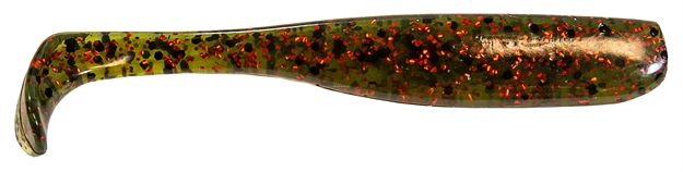 Picture of Z-Man Elaztech Slim Swimz Paddle Tail Swimbait, 2.5" Watermelon Red 8Pk
