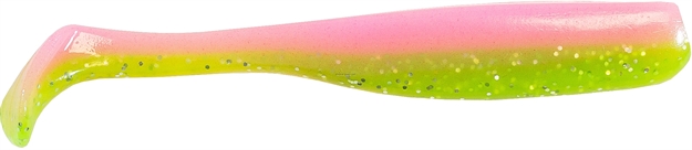 Picture of Z-Man Elaztech Slim Swimz Paddle Tail Swimbait, 3" Electric Chicken 6 Pack