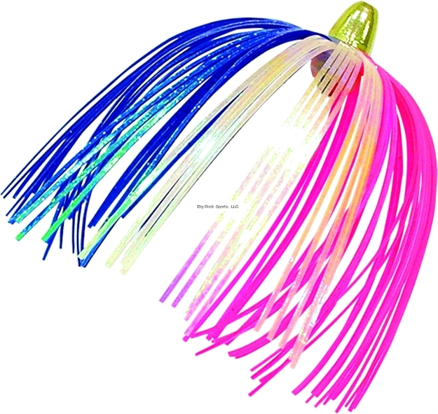 Picture of Z-Man Elaztech Teaser Fishing Skirt, 3", Pink/Clear Blue, 3/Pack