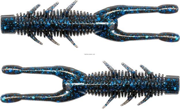 Picture of Z-Man Elaztech Trd Hogz Creature Bait 3", 6Pk, Black/Blue