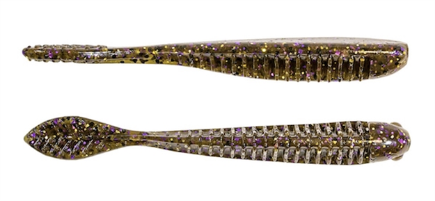 Picture of Z-Man Elaztech Trick Shotz Drop Shot Bait 3.5", 6Pk, Green Pumpkin Goby