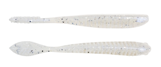 Picture of Z-Man Elaztech Trick Shotz Drop Shot Bait 3.5", 6Pk, White Lightning