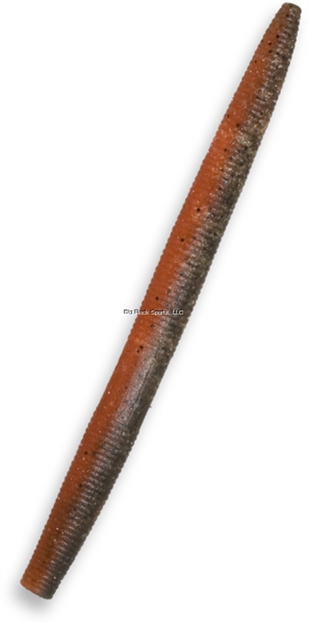 Picture of Z-Man Elaztech Zinkerz Finesse Worm 5", 6Pk, Green Pumpkin/Orange