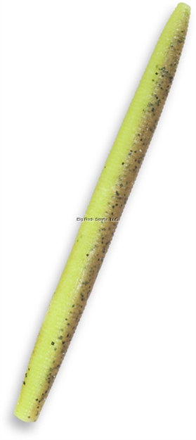 Picture of Z-Man Elaztech Zinkerz Finesse Worm 5", 6Pk, Pumpkin/Chartreuse