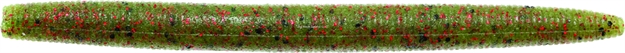 Picture of Z-Man Elaztech Zinkerz Finesse Worm, 5", Watermelon Red, 6/Pack
